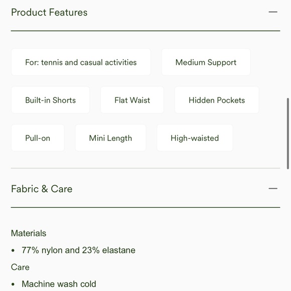 Everyday Softlyzero™ Airy 2-in-1 Cool Touch Tennis Skirt-Marvelous-UPF50+ - Picture 4 of 4